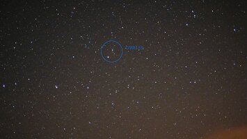 We managed to photograph the approaching comet C/2022 E3