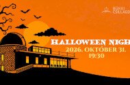 HALLOWEEN NIGHT esti csillagászati program a Bükki Csillagdában